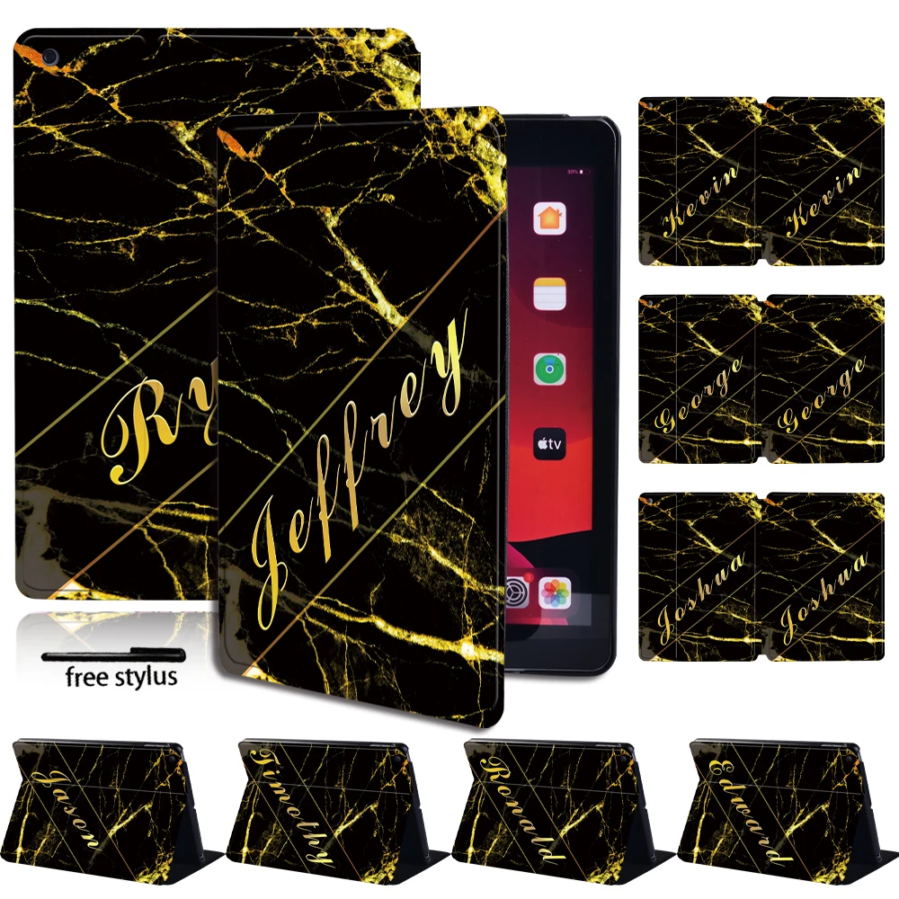 

Slim Leather Protective Tablet Case For Mini 1/2/3/4/5/iPad2/3/4 /Air1/2/3 /Pro PU Leather Shockproof Case+Pen