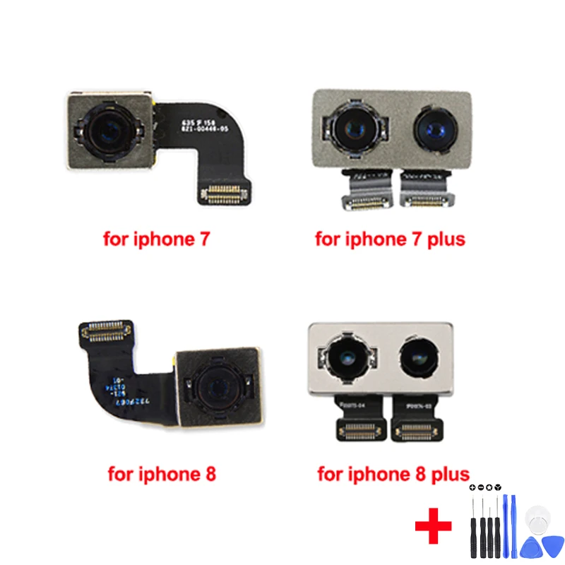 

Rear Camera Module Replacement for iPhone 7 8 7Plus 8Plus Mobile Phone Parts + Repair Tools