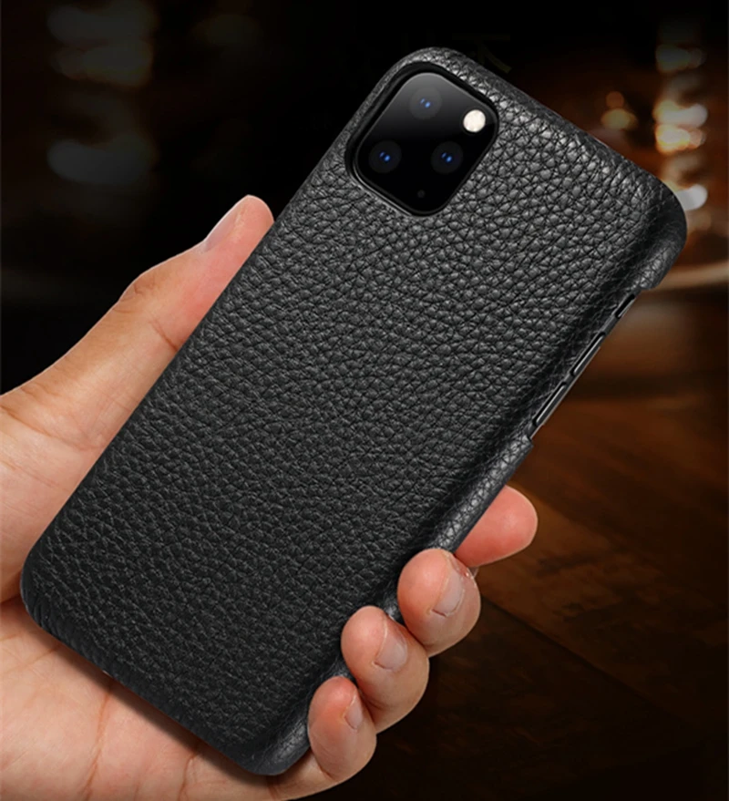 Для iphone 11 pro чехол из натуральной кожи для max полная защита телефона 7 8 6 6s X XS XR