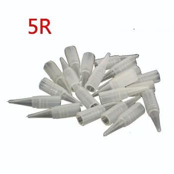 

100pcs 5R needle tips Good Quality Traditional Tattoo Needle caps Permanent Makeup for free shipping