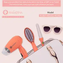 HairDiva, автоматический фен и выпрямитель для волос с двойным напряжением, щетка для завивки волос, палочка для завивки волос, фен, выпрямляющая щетка, щипцы для завивки волос