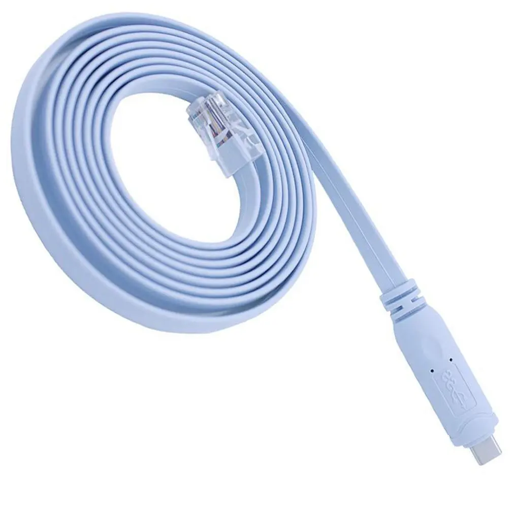 Кабель USB/type-C к RJ45 кабель USB к последовательному/Rs232 консольный кабель переключения для Cisco Route USB2.0 интерфейс к RJ45 кристалл головной линии