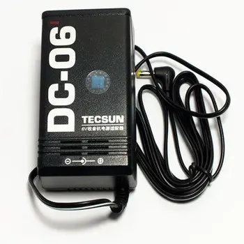

DC-06 AC 220V/50Hz DC 6V 300mA Power Charger Adapter US Plug For TECSUN R9700DX
