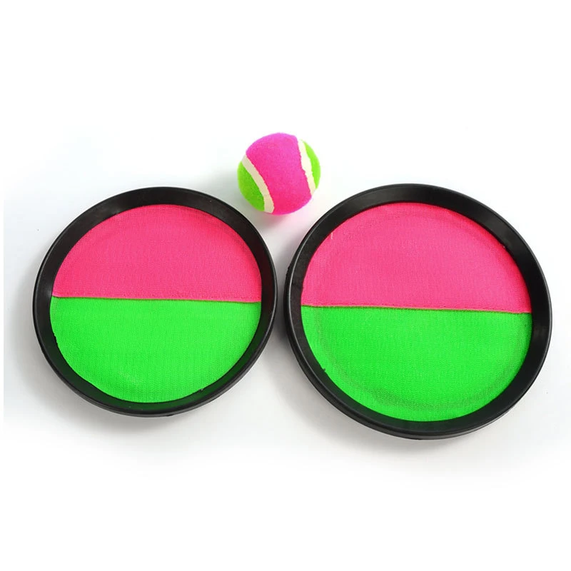 Disc Sticky Ball Throwing and Catching Game Toys Children\'s Outdoor Sports Parent-child Games Racket Throw and Catch Sucker Set