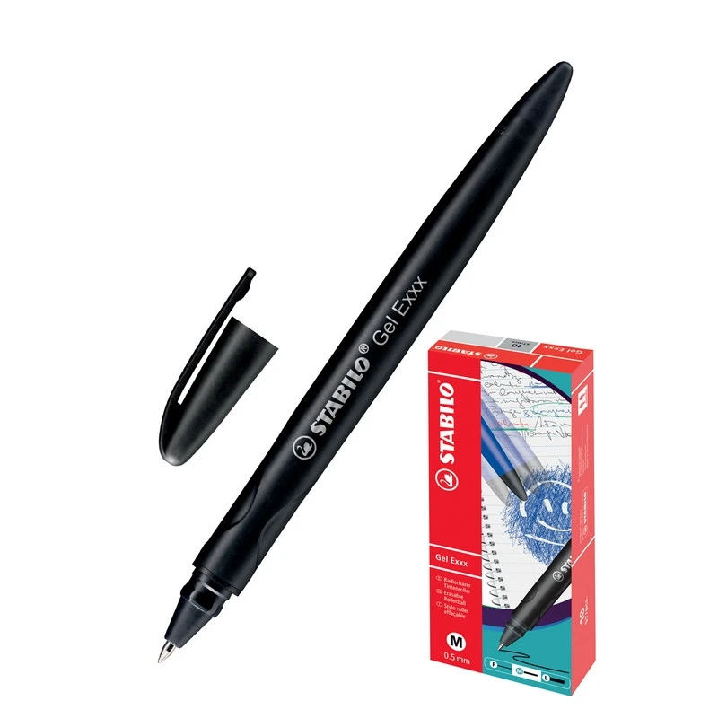 Bolígrafo de gel con tinta gel Stabilo exxx (línea 0,5mm) 2038/46 01 990326| - AliExpress