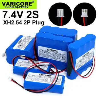 

7.4V/8.4V 18650 lithium battery 2600mAh 3000mAh 5200mAh 6000mAh 9000mAh 12000mAh with PCB Protect XH2.54 2P Plug