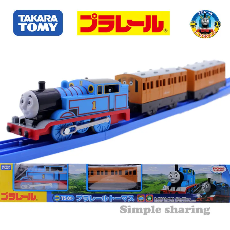 Takara Tomy Pla Rail Plarail Train &amp Friends TS-01 Thomas Japan Railway моторизованный Электрический Паровозик