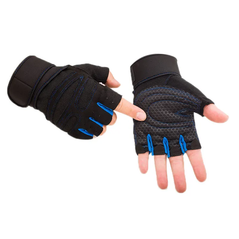 Gym Gloves Heavyweight Sports Exercise Weight Lifting Gloves Body Building Training Sport Fitness Gloves for Fiting Cycling