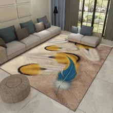 Ковер в скандинавском геометрическом стиле для гостиной, супер мягкий фланелевый пластиковый Противоскользящий коврик, зимние теплые толстые ковры для декора спальни