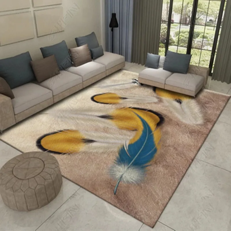 Nordic Geometric Living Room Carpet Super Soft Flannel Point Plastic Anti-slip Area Rugs Winter Warm Thick Bedroom Decor Carpets | Дом и сад