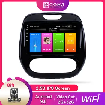 

OKNAVI 9‘’ Car Multimedia WIFI Bluetooth 2Din Radio For Renault Kaptur Captur Manual Control GPS Navigation Stereo Player No DVD