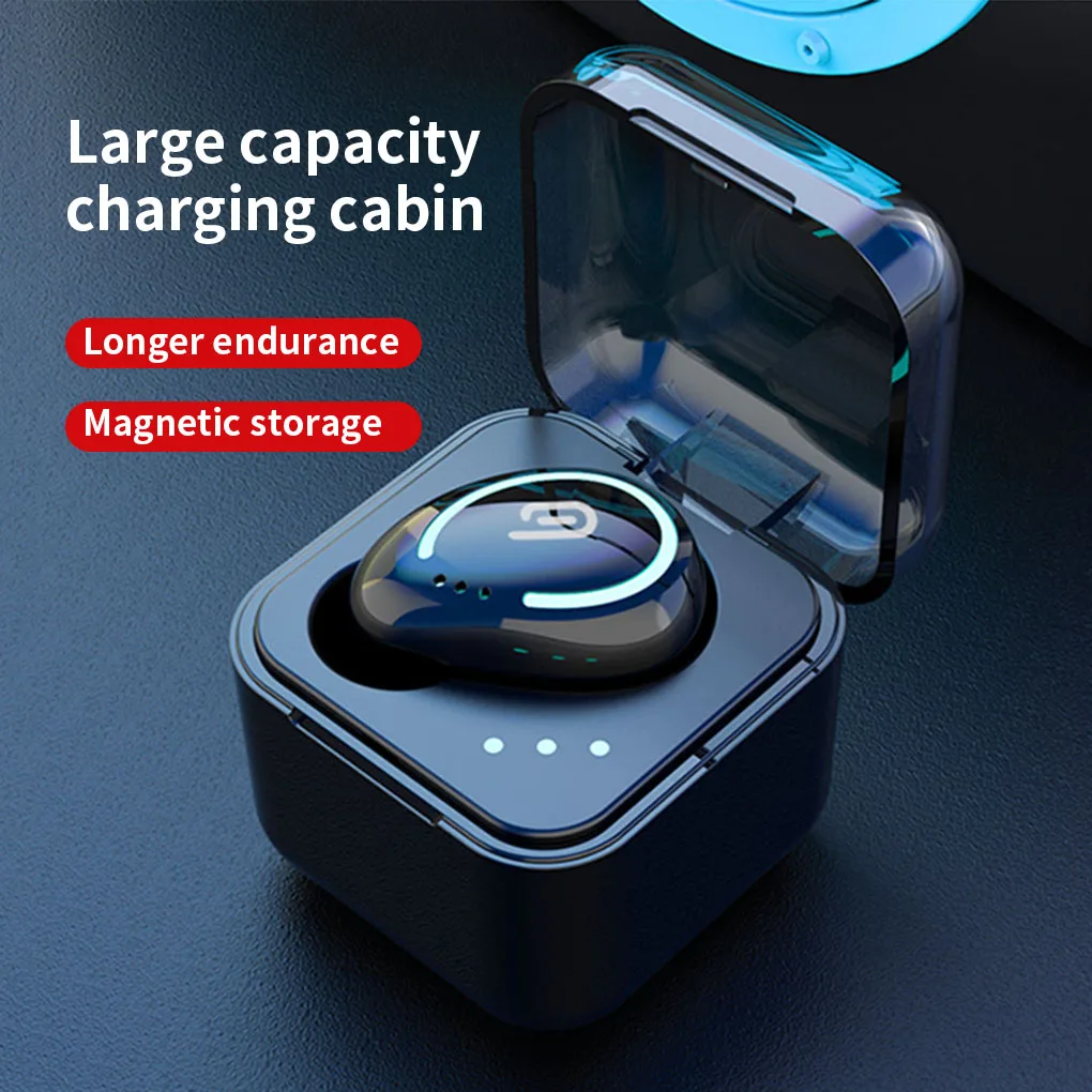 Миниатюрные невидимые беспроводные наушники TWS Bluetooth-наушники с шумоподавлением