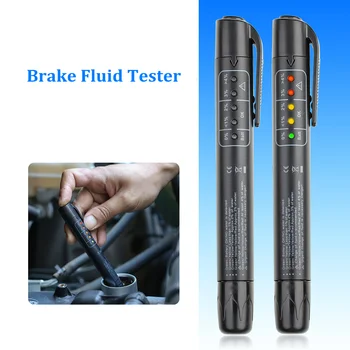 Automotive Car Brake Fluid Tester Pen Liquid Digital Indicator Universal Oil Fluid Diagnostic Tool 5 LED Display (no Battery) 1