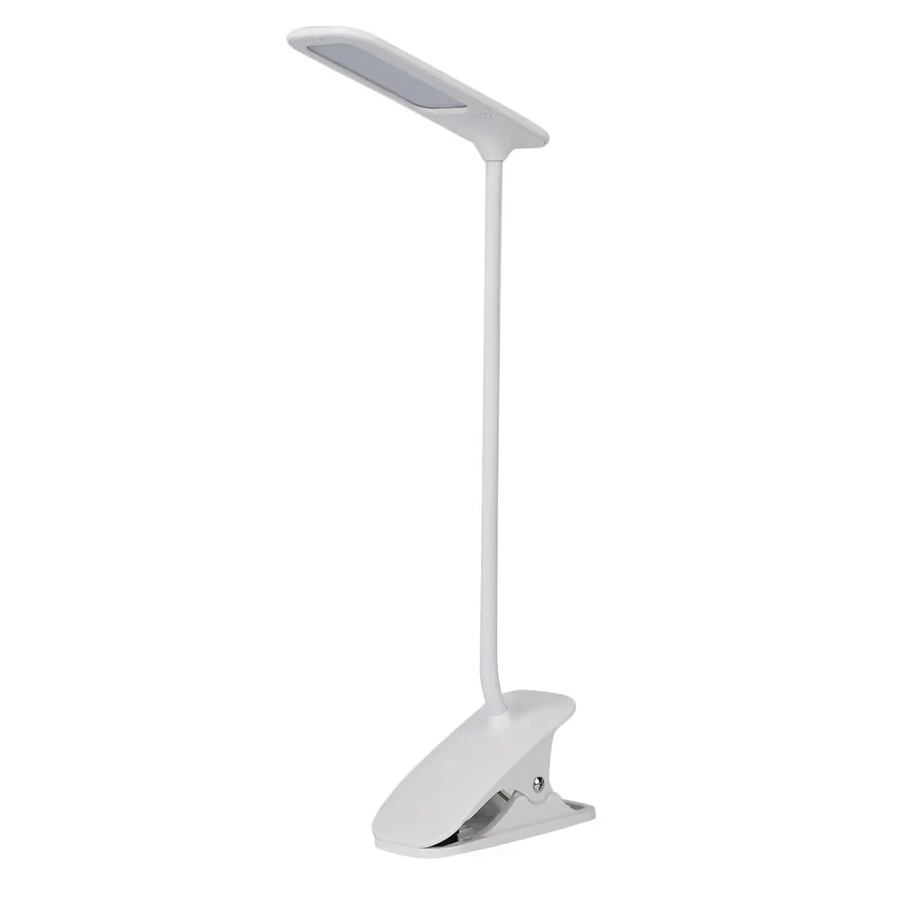 ICOCO Portable Lightweight Adjustable Neck 21 LED 4.2W Clip Reading Lamp With Touch Switch Bedside Book Light Eye Protection