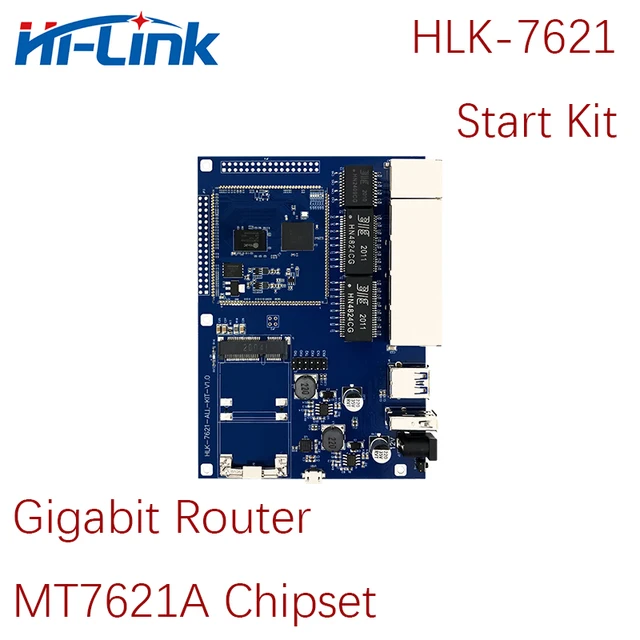 Introducing the Free Ship MT7621 Gigabit Ethernet Router Test Kit Development Board HLK-7621 Module