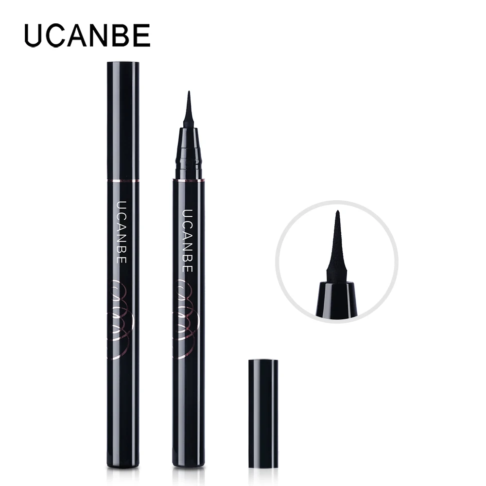 UCANBE Ink Cool Black жидкая подводка в ручке макияж подводка для глаз карандаш 24 продолжительное время Водонепроницаемая Косметическая подводка для глаз - Цвет: Черный