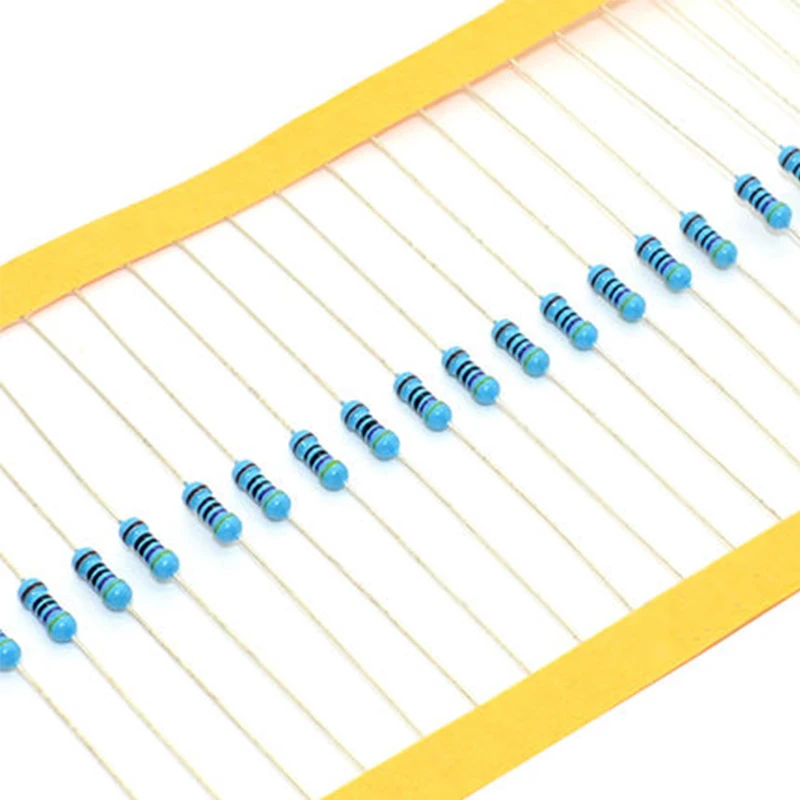 1/4W Resistance 1% 30 Kinds Each Value Metal Film Resistor Assortment Kit 300 600 PCS /Set 100R 1K 47K 10K 100K 4K7 metal film resistor,metal film resistors