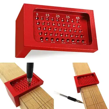 

Woodworking T-type Scribe Mark Measuring Gauging Cross Calibration Ruler Square Layout Miter 90 Degree Gauge Measuring tools