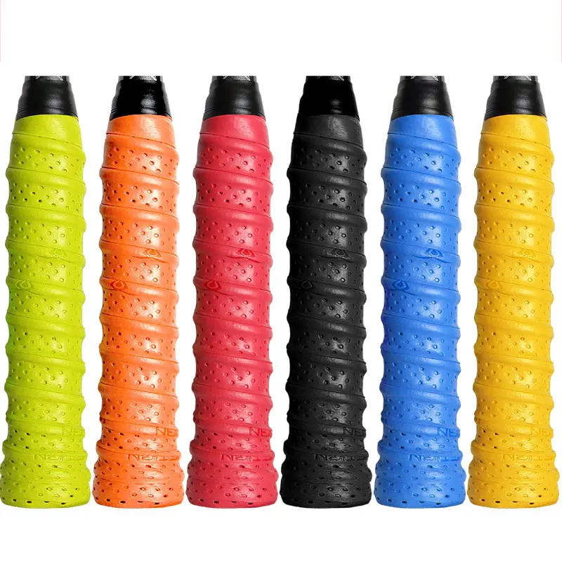 

Racket Bat Handle Roll Grip Tapes Anti Slip Badminton Training Random Color