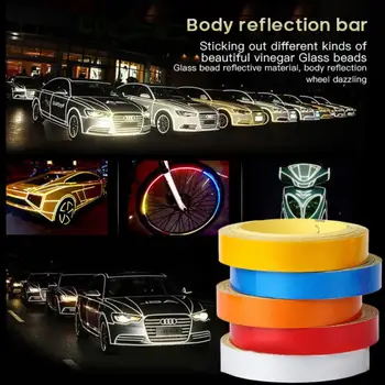 

Car Sticker Car-styling Night Reflective Tape 2cm*5m Automotive Body Motorcycle Decoration Exterior Accessories