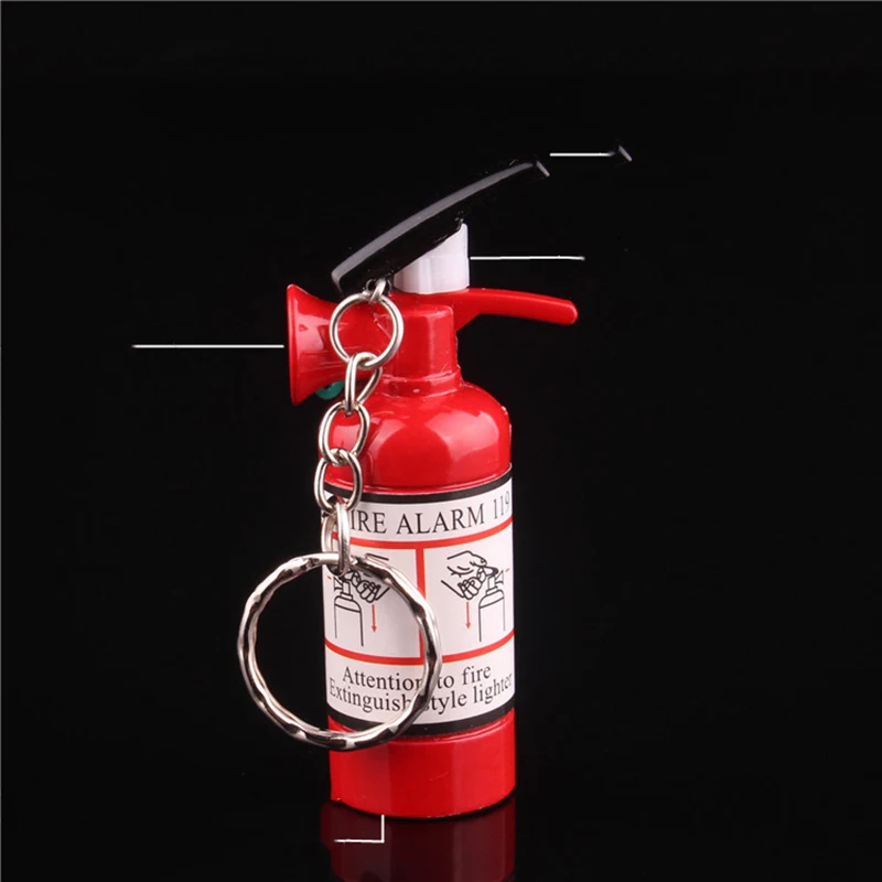 Unusual Fire Extinguisher Gas Lighter Cigarette Lighters Smoking Accessories Gadgets for Men Outdoor Waterproof Camping Lighter