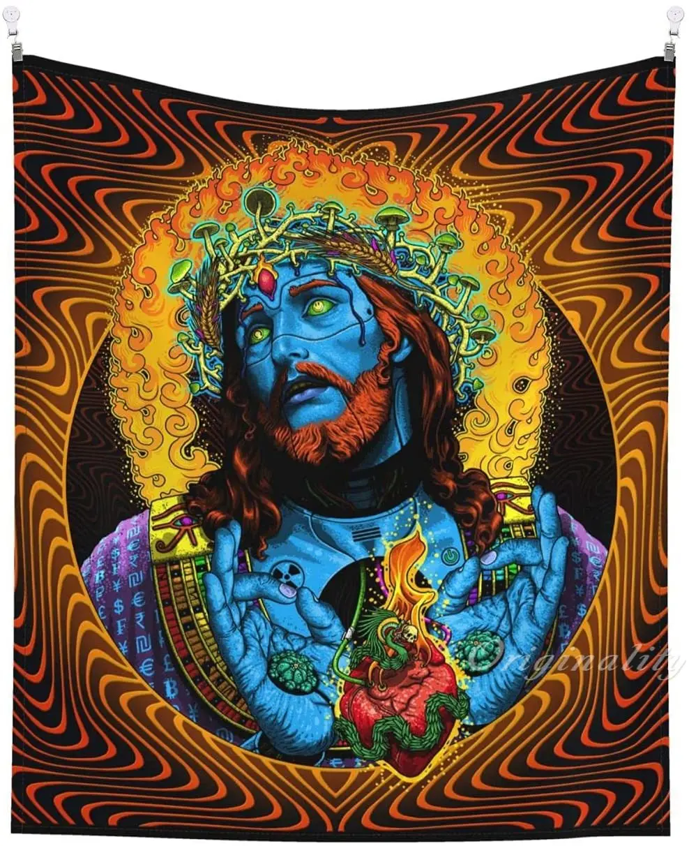 

Гобелен с Иисусом Христа на небесах, настенное украшение на стену в христианском стиле для гостиной, спальни, колледжа, общежития