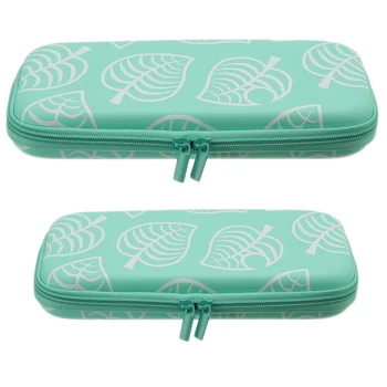 

Portable Game Console Bags Green Animal Crossing Storage Bag Travel Protective Bag for Nitendo Switch/Lite Console Accessories
