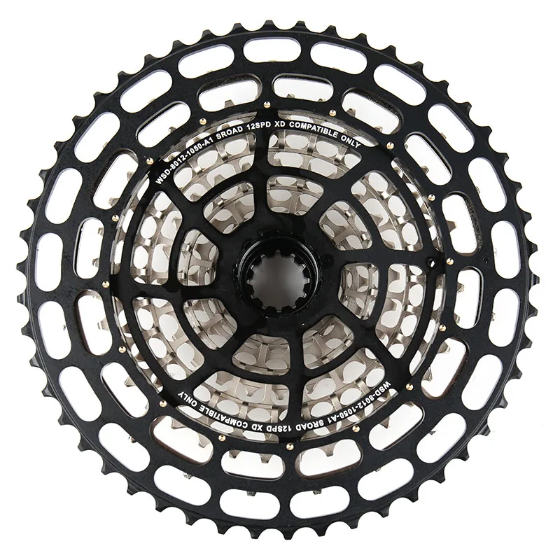 

SROAD 12 SPEED MTB Bicycle Cassette 10-50T STEEL CNC Made SRAM XD Driver Body 12s Bike Freeewheel Super Light CNC Made 362g