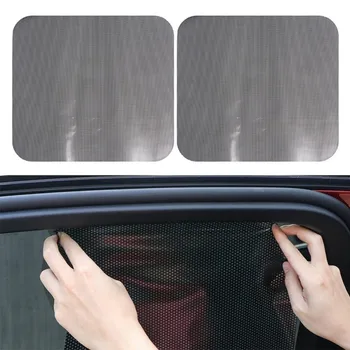 

Hot 2pcs 72 * 52cm DIY Car Sunshade Film Protection Window Side Cover Window Shield Screen Sticker car sun shades film