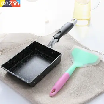 

Japanese Rectangle Grill Pan Tamagoyaki Steak Eggs Non Stick No Smoke Multi-purpose Frying Pan Use For Gas Induction Cooker