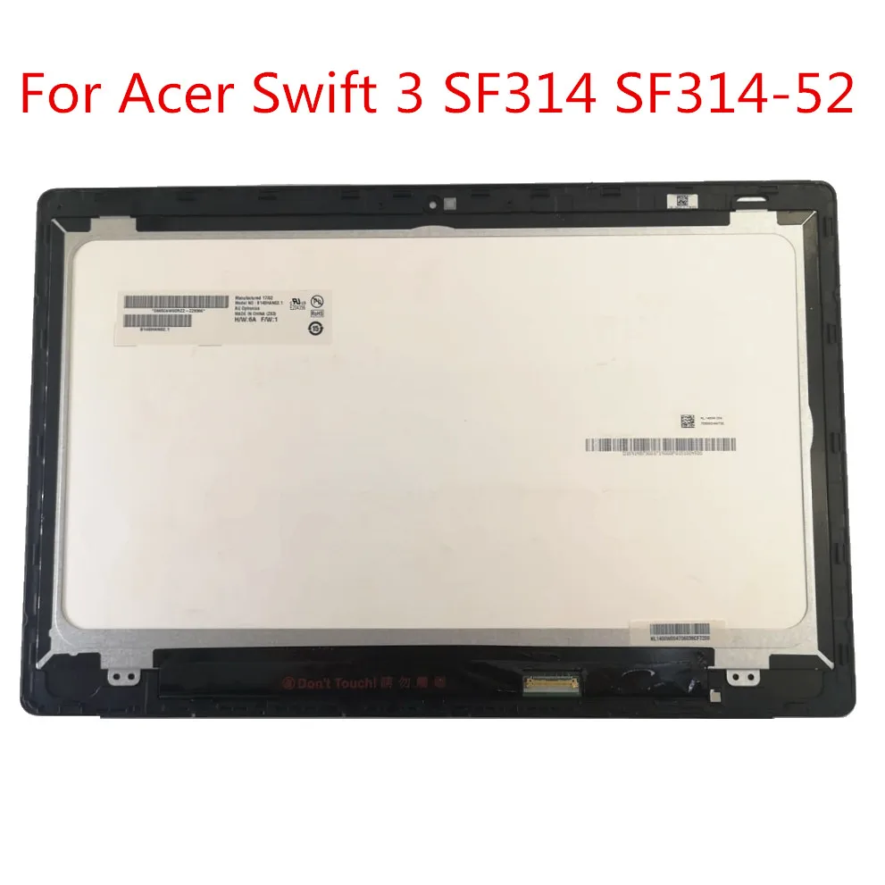 14" Fhd Lcd Display Screen Matrix Laptops Assembly Swift S3020 For