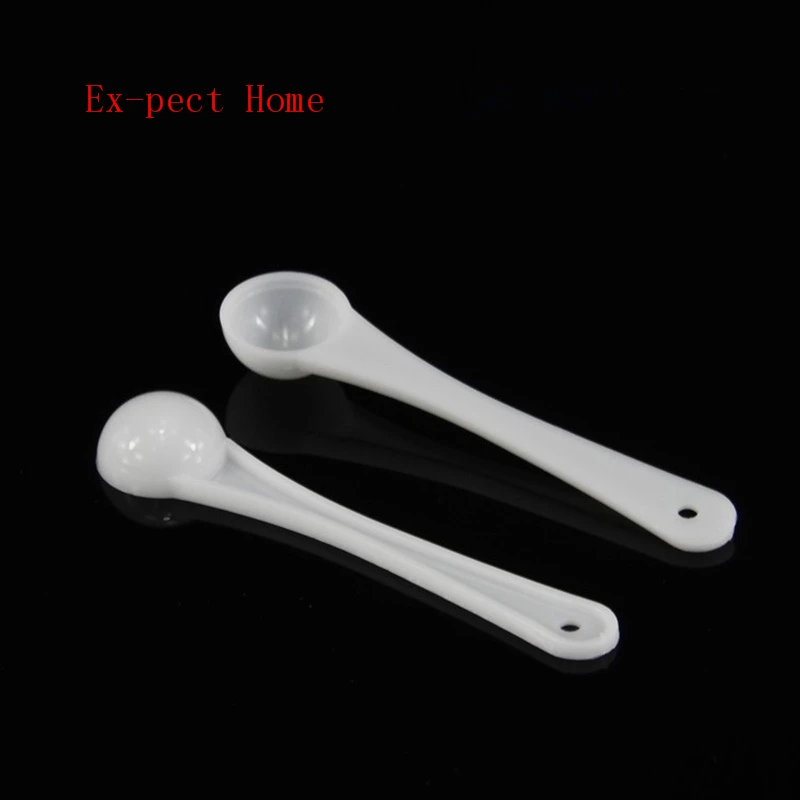 

0.5gram / 1ML PP Measuring Scoop 0.5g Plastic Spoon for medical milk powder Liquid - white 1000pcs/lot