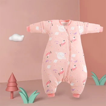 

Warm Winter Sleepsacks Sleeping Bag Baby Carriage Sack for Newborn Baby Cartoon Pattern Children Bed Play Split Leg