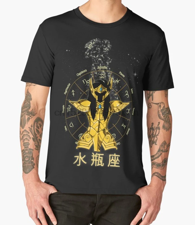 

Printed Men T Shirt Cotton O Neck Tshirts Aquarius Camus Short Sleeve Women T Shirt