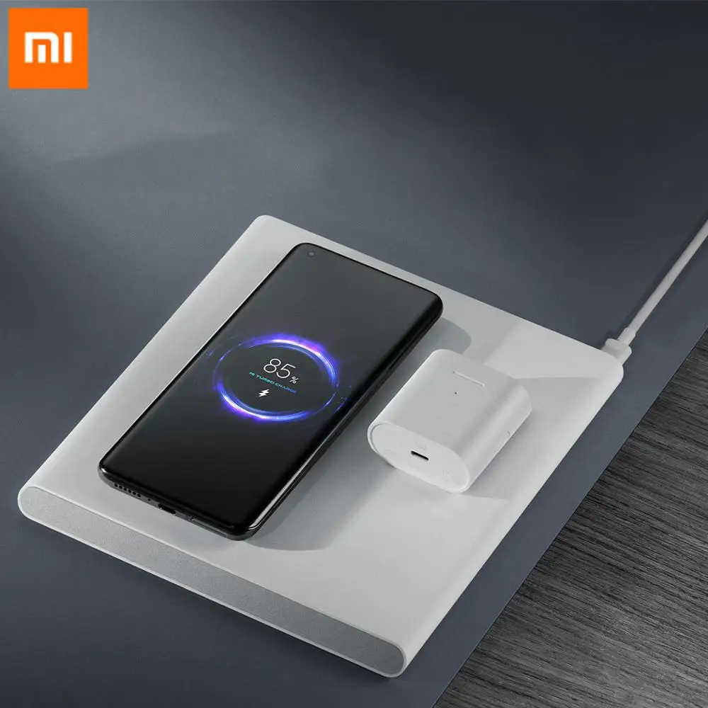 Sale 100% Original Xiaomi Smart Tracking Wireless Charger QI 20W Max Wireless charging Xiaomi 9 10 Pro for Oneplus for IPhone Huawei