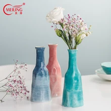 Handpainted Ceramic Vase Table Flower Pot Planter Small Pottery Jug For Office Hotel Restaurant Bar Decoration Unique House Gift Handpainted Ceramic Vase Table Flower Pot Planter Small Pottery Jug For Office Hotel Restaurant Bar Decoration Unique House Gift