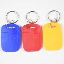 100 pces 125khz tk4100 tags rfid proximidade chave em cartão de identificação token keyfobs para controle acesso comparecimento do tempo