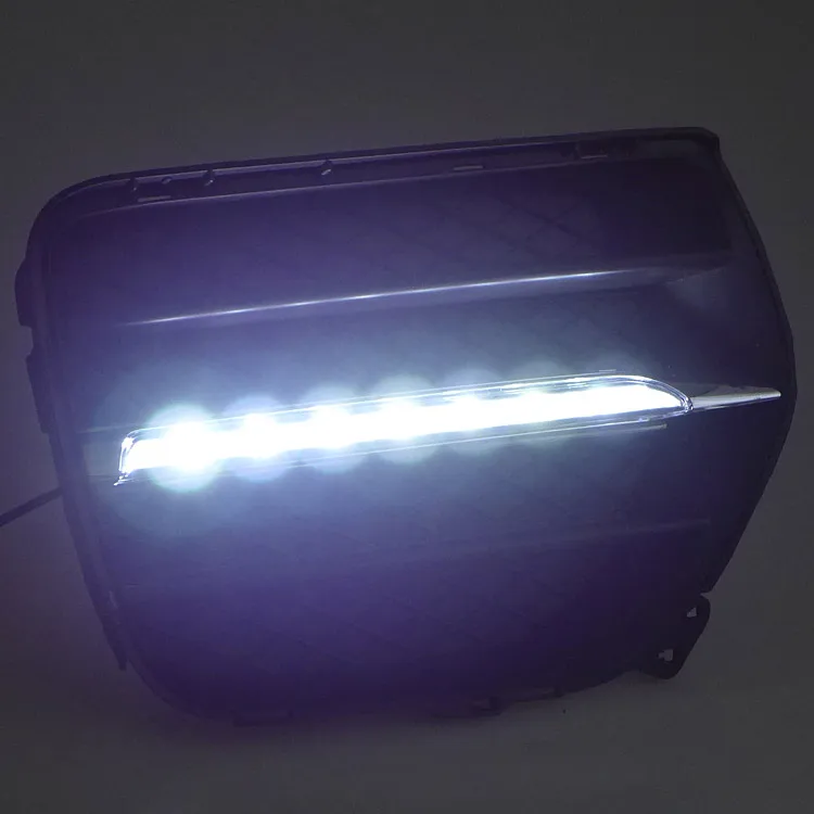 1set LED daytime running lights for car accessories BMW X6 E71 2009 2010 2011 2012 2013year X 6 front fog lamp drl bumper light