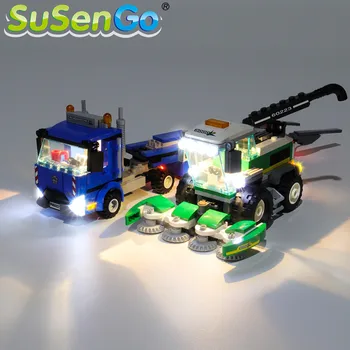 

SuSenGo LED Light kit For 60223 City Series Harvester Transport Building Block Lighting Set Compatible with 02134 11223 NO Model