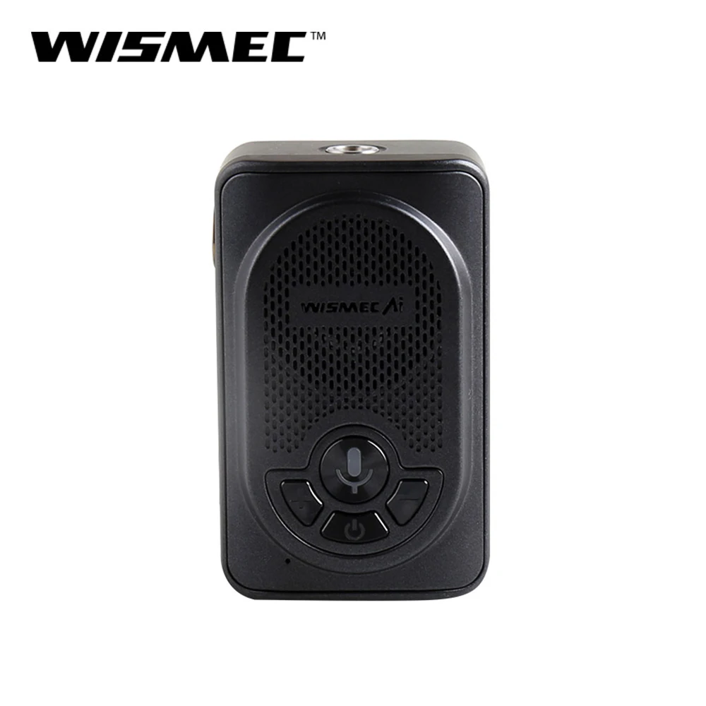 Вейп мод Wismec AI бокс мод 200 Вт 18650 батарея Bluetooth HANDS-FREE динамик Голосовое управление электронная сигарета vape мод - Цвет: Черный
