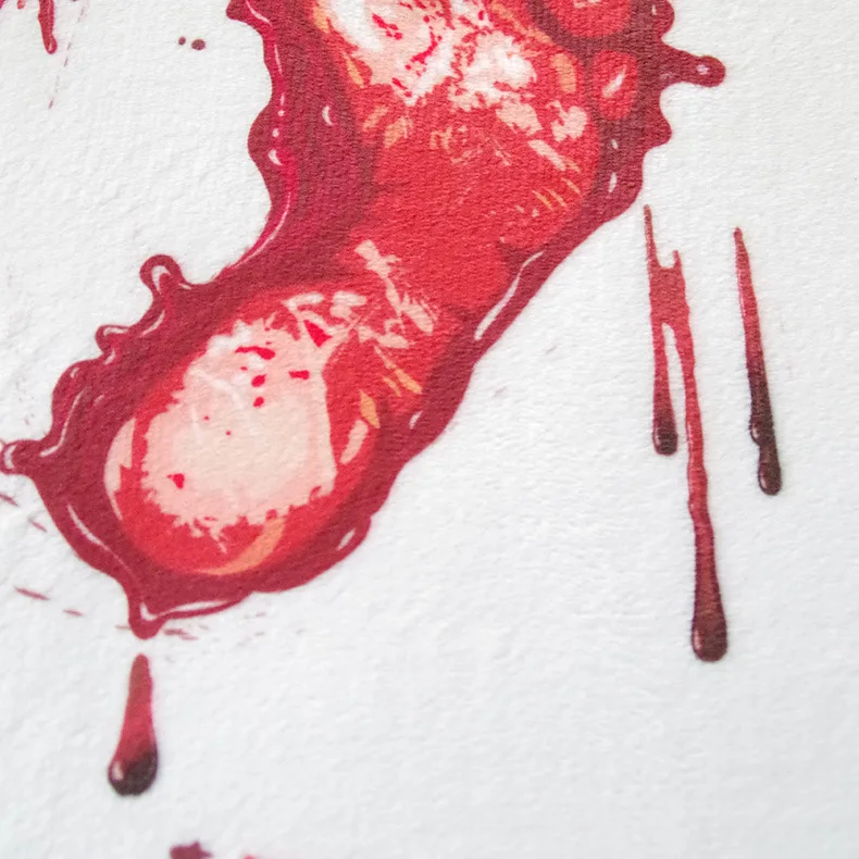 Половик с рисунком следов крови коврик для ванной коврик вода не поглощение скольжения ковер и высокое качество ванная комната кухня коврики