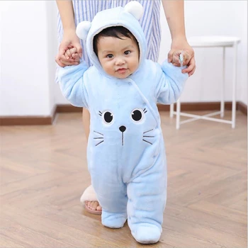

Newborn Footies For boys Winter Cotton Baby Girls Footies Long Sleeve Warm Cotton footies Kids Infant Clothing Newborn Outfits