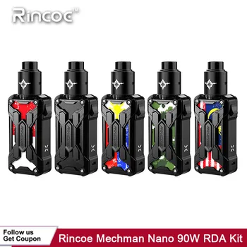 

Electronic Cigarette Rincoe Mechman Nano 90W Rda Kit Powered By 18650 Battery With 810 Drip Tip Tank Vape Mod Kit VS Aegis X
