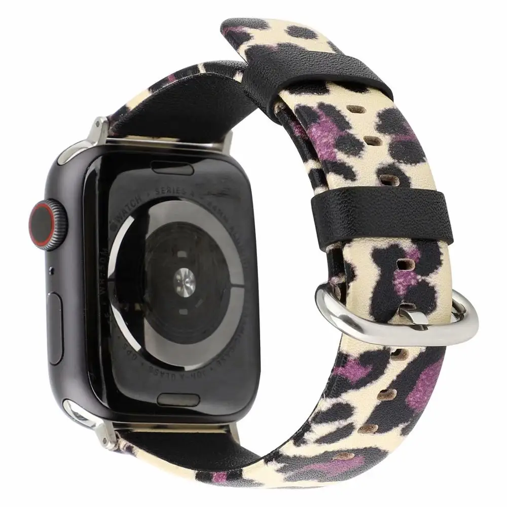 5 Кожаный ремешок для часов для apple Watch band 44/40 мм Браслет apple watch 42/38 мм для наручных часов iwatch, 4, версия 1, 2, 3, ремешок correa apple watch 5 - Цвет ремешка: 5
