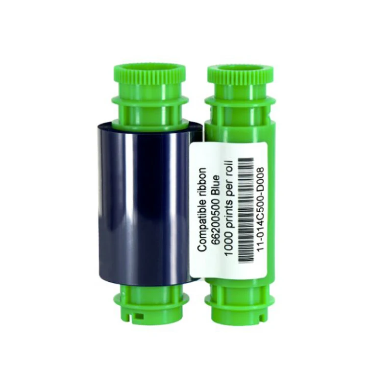 

New Blue Ribbon 66200500 For Pointman TP-9000 TP-9100 TP-9200 Nuvia N10 N15 N20 N30 Card Printers,1000 prints