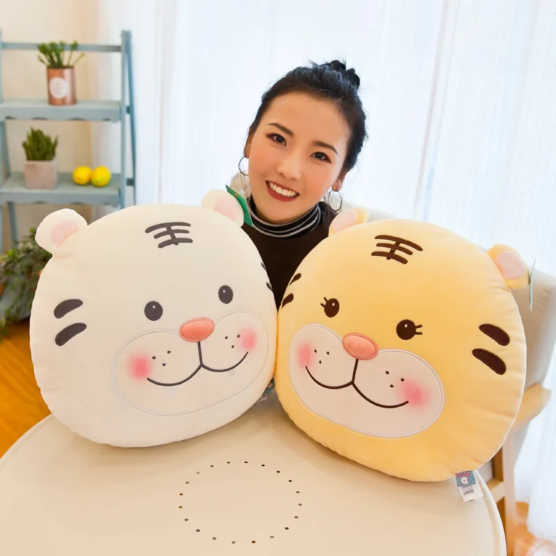 

New Creative Cute Tiger Plush Toy Stuffed Animal Tiger Doll Toy Plush Pillow Cushion Home Car Pillow Girls Gift