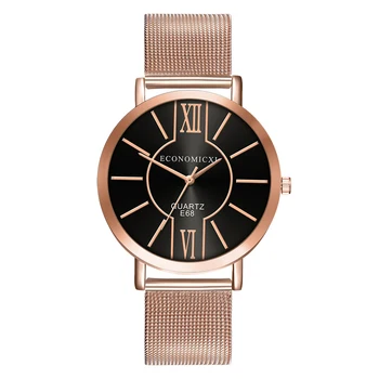 

Relogio Feminino Quartz Ladies Watches Women Simple Watches Top Luxury Wristwatches Rose Mesh Strap Female Clock Fashion Dress