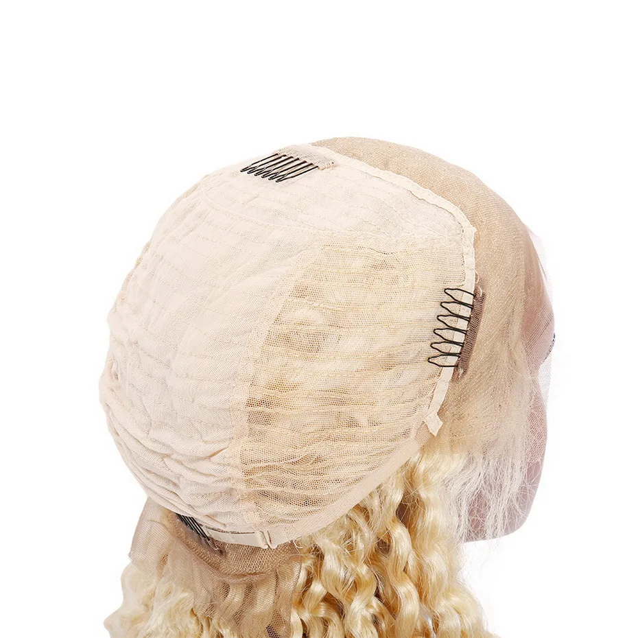 Ms lula бразильский блондинка 613 парик с крупными волнами синтетические волосы на кружеве человеческие Искусственные парики Средний размер с