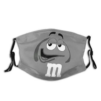 

MM2 Reusable Face Mask Pattern M&M's Chocolate Candy Dust Mask Protection Mask Respirator Mouth Muffle