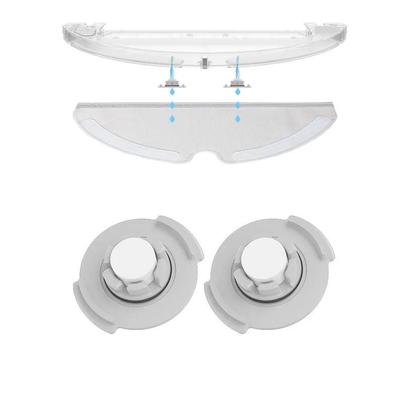 Подходит для Xiaomi Roborock S50 S51 робот пылесос 2 запасных частей наборы моющих салфеток бак для воды замена фильтра